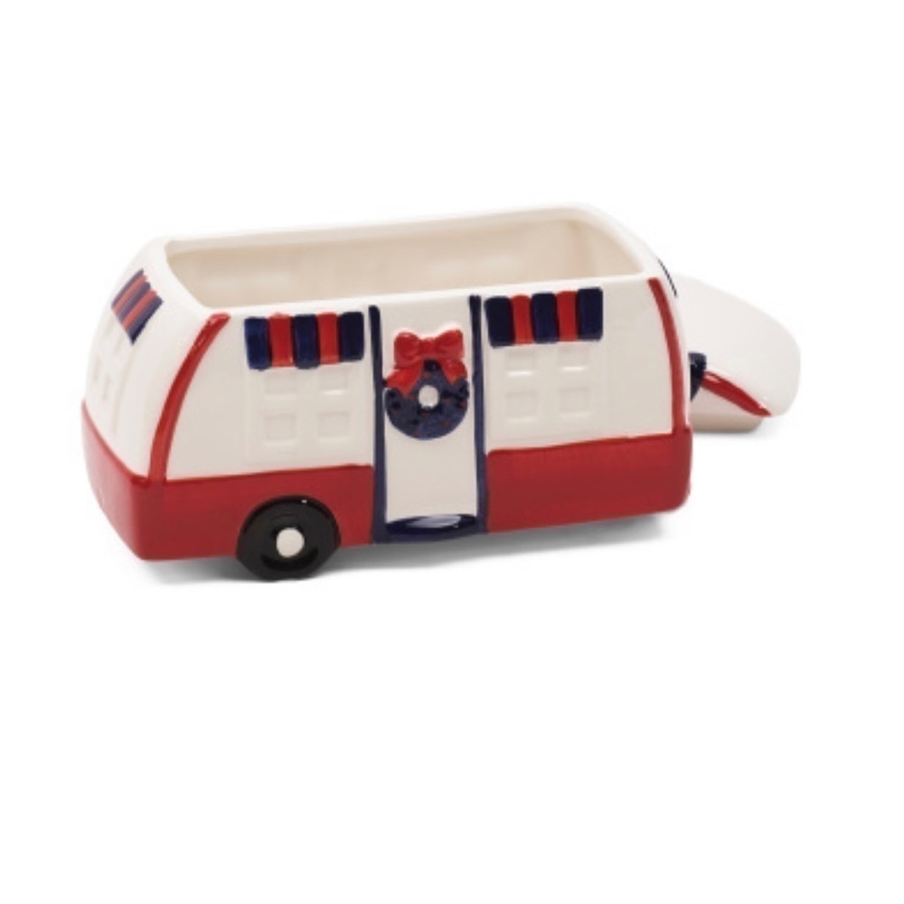 Ms. Liberty LED Patriotic Camper Cookie Jar - Picture 2 of 3
